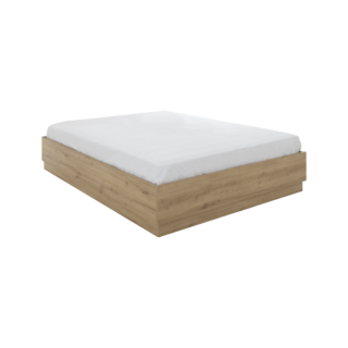 Camif - Lit coffre décor bois Gaston