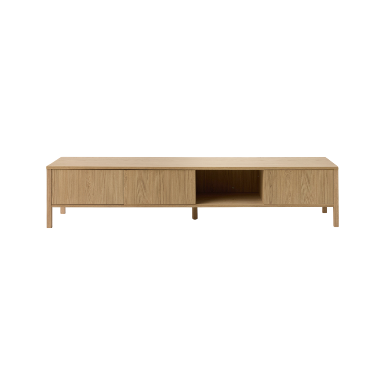 Web PNG 01 de meubles meubles tv camif bois clair bois simon sofamo camif 10038524 ESSENTIELS PAR CAMIF - Meuble TV 3 portes décor bois Simon