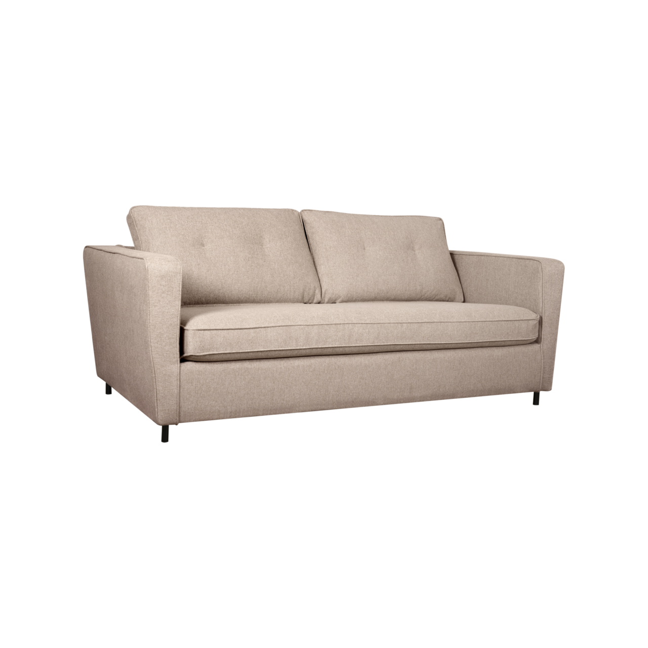Web PNG 02 de canapes canapes convertibles beige polyester ondine camif 100357601181 20220721 ESSENTIELS PAR CAMIF - Canapé convertible tissu Ondine