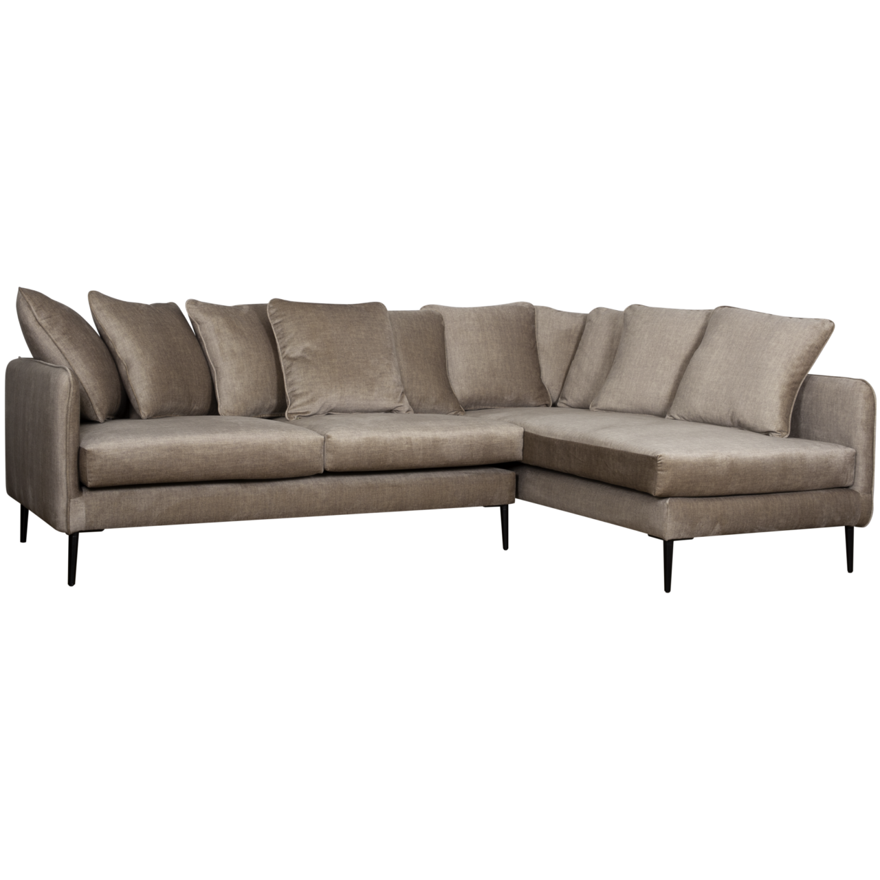 Web PNG 02 de canapes canapes d angle droit beige polyester olympe n 100360911391 CAMIF SIGNATURE - Canapé d'angle velours Olympe