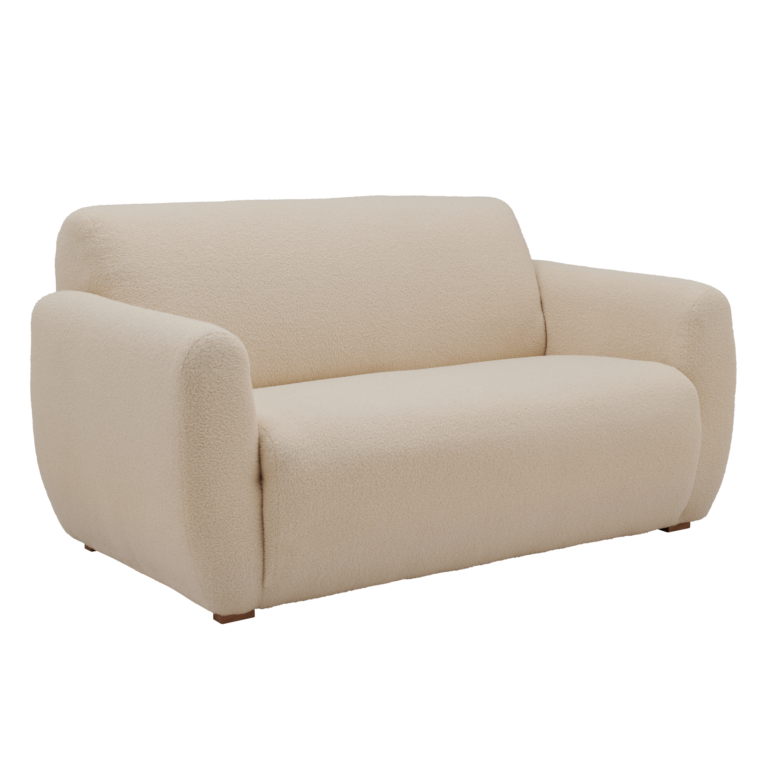 Web PNG 02 de canapes canapes droits beige tissus ome camif 100378171753 CAMIF SIGNATURE - Canapé bouclette Ome