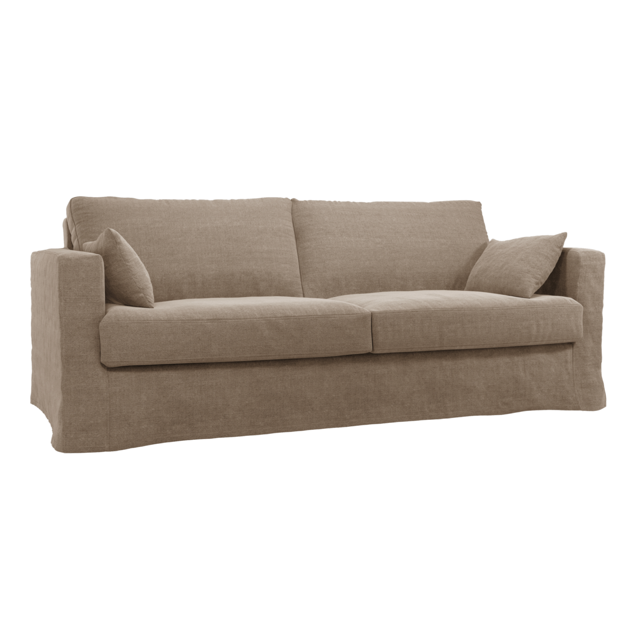 Web PNG 02 de canapes et fauteuils canapes droits 4 places n beige lin martigues camif 100383701838 CAMIF SIGNATURE - Canapé lin déhoussable Martigues