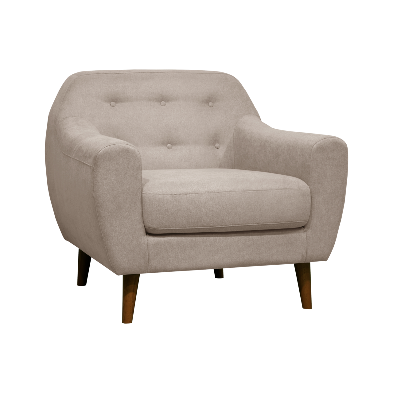 ESSENTIELS PAR CAMIF - Fauteuil tissu Agathe