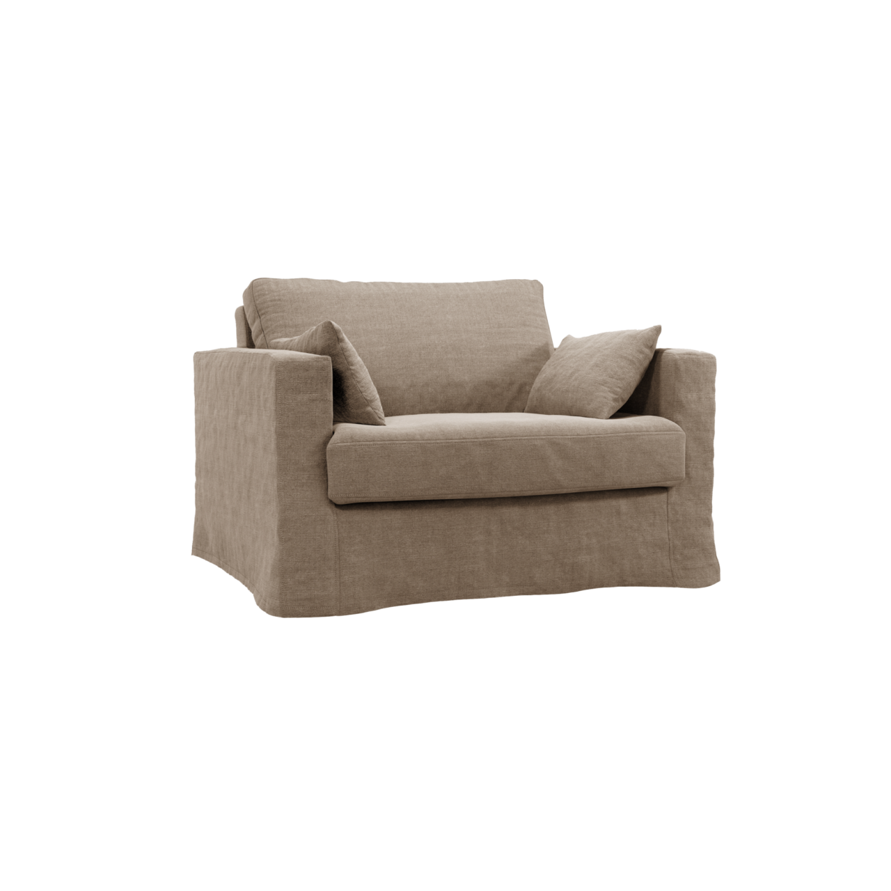 CAMIF SIGNATURE - Fauteuil XL lin déhoussable Martigues