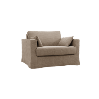 Camif - Fauteuil XL lin déhoussable Martigues