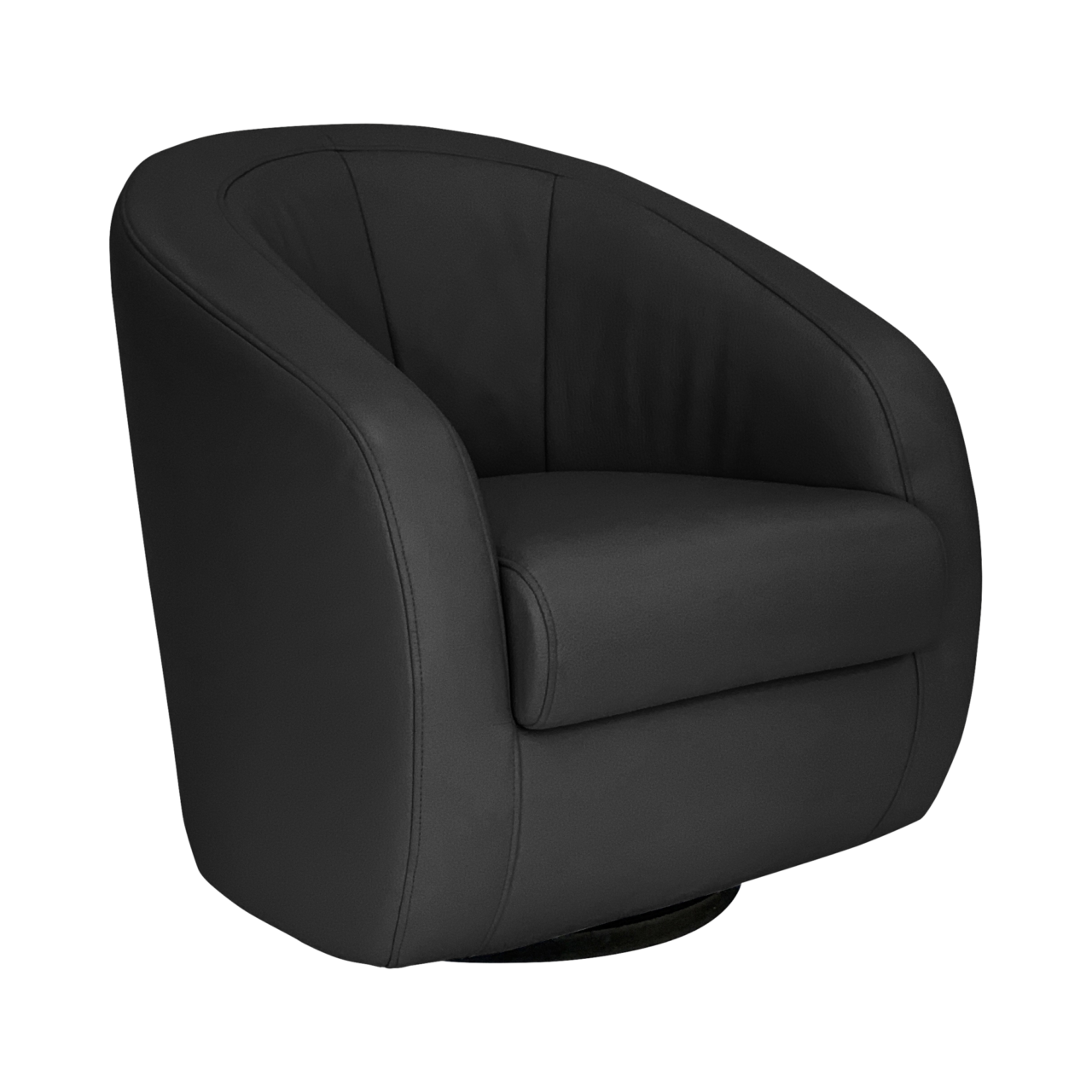 COSI PAR CAMIF - Fauteuil relax pivotant cuir Colin