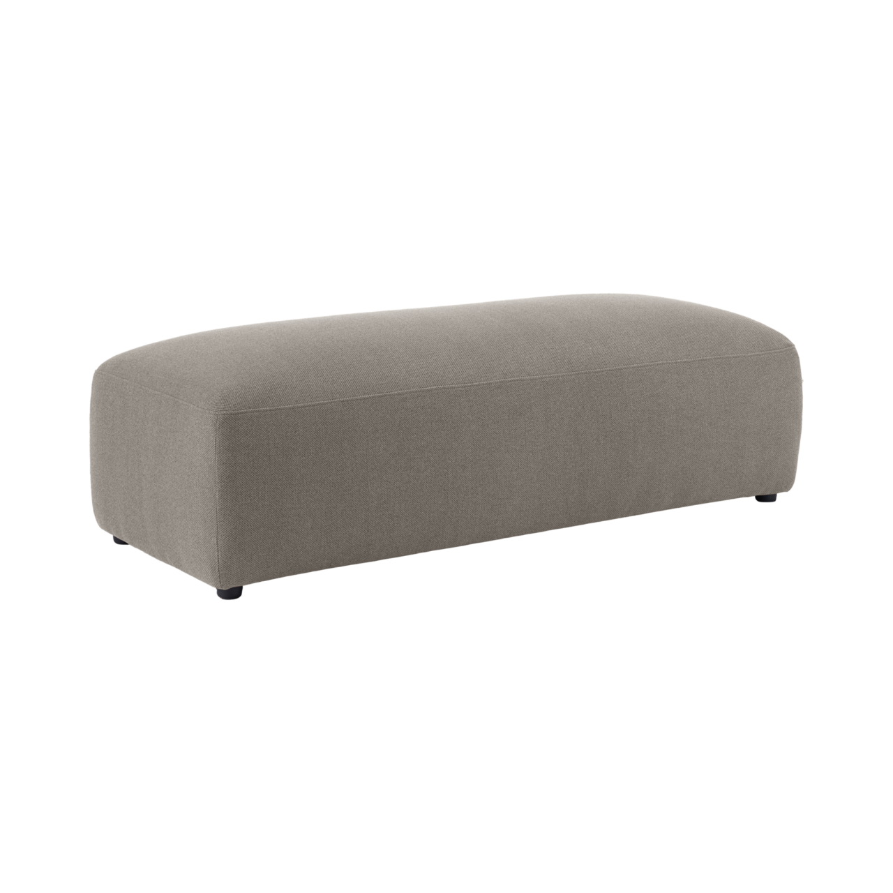 Web PNG 02 de canapes et fauteuils poufs et repose pieds camif gris tissus pavel camif 100381443129 CAMIF SIGNATURE - Grand pouf tissu Pavel