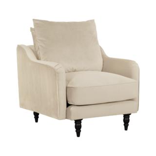 Fauteuil velours Olie par la marque Camif Camif - Fauteuil velours Olie