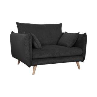 Fauteuil XXL velours côtelé Orion par la marque Camif Camif - Fauteuil XXL velours côtelé Orion