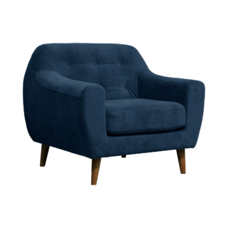Fauteuil velours Paimpol par la marque Camif Camif - Fauteuil velours Paimpol