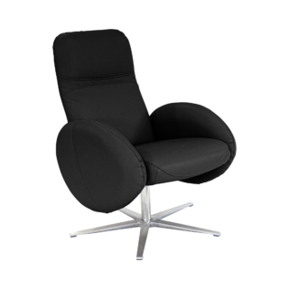 Fauteuil relax cuir Calix par la marque Camif Camif - Fauteuil relax cuir Calix
