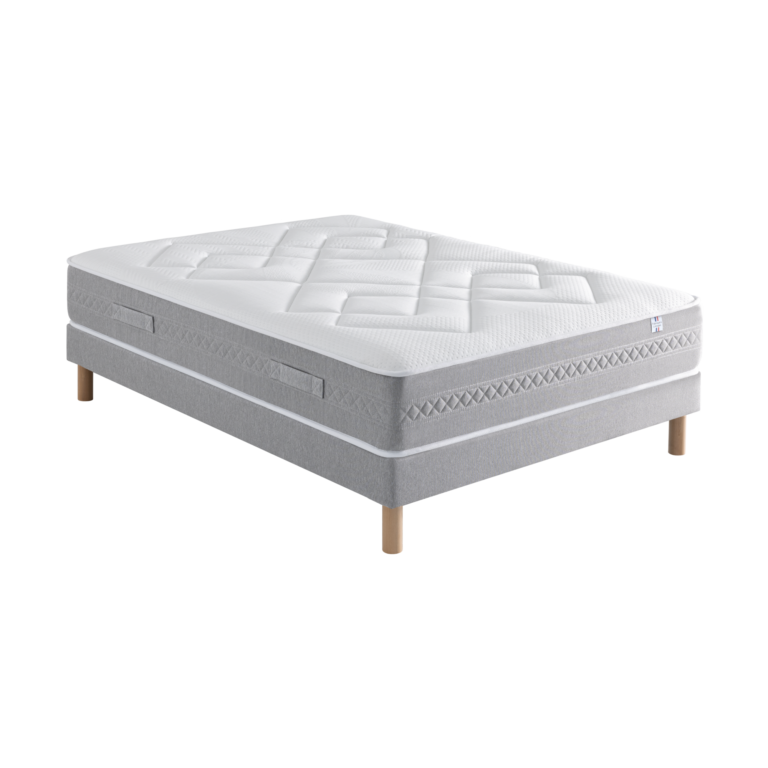 Web PNG 06 de ensembles literie ensembles matelas et sommier blanc polyester clemence 2 n 100322017570 COSI PAR CAMIF - Ensemble Clémence et Charlotte