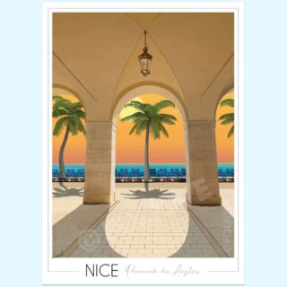 Foliove - Affiche Nice – Promenade des anglais