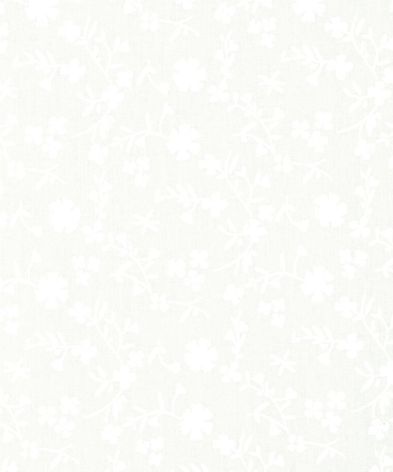 Fleurs Pois & Cie - Chemise de nuit 100% coton - Blanc