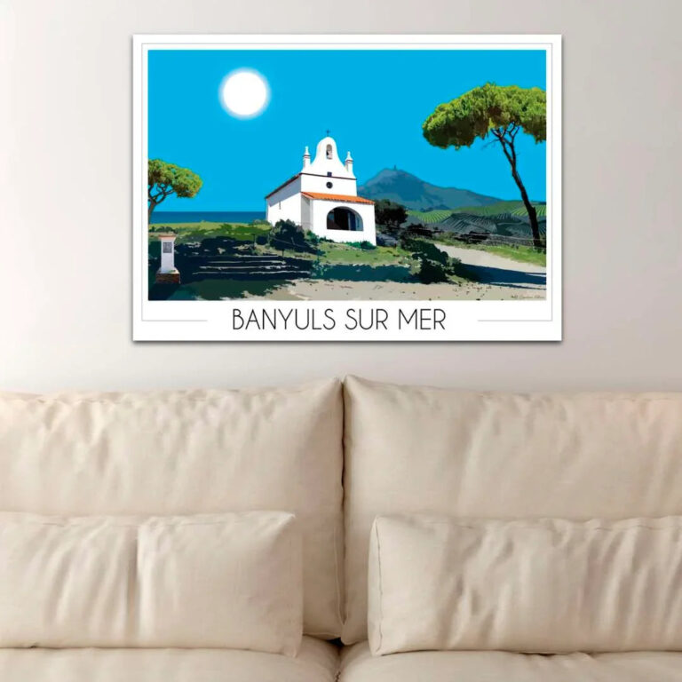 Foliove - Affiche Banyuls sur Mer Salette – 50x70 cm (B2)