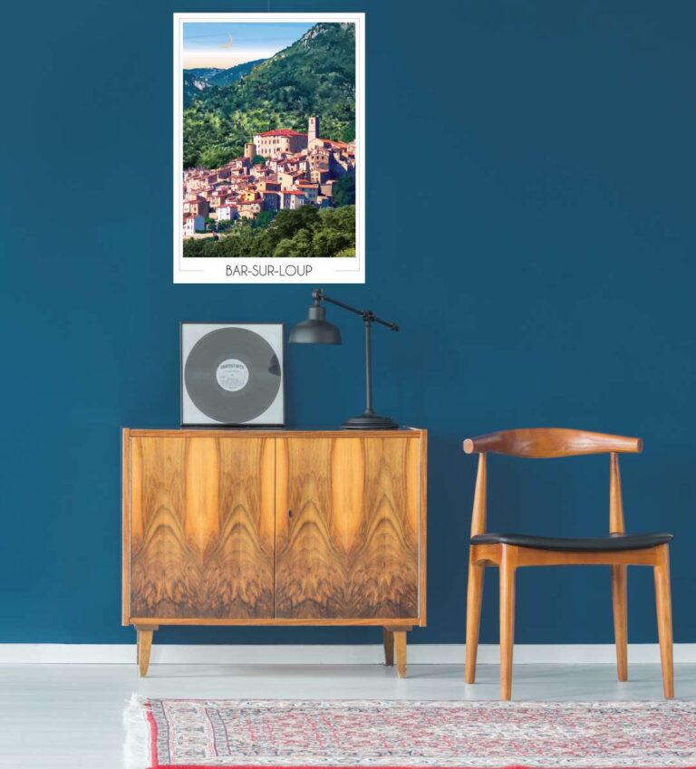 Foliove - Affiche Bar-sur-Loup – 100x140 cm (B0)