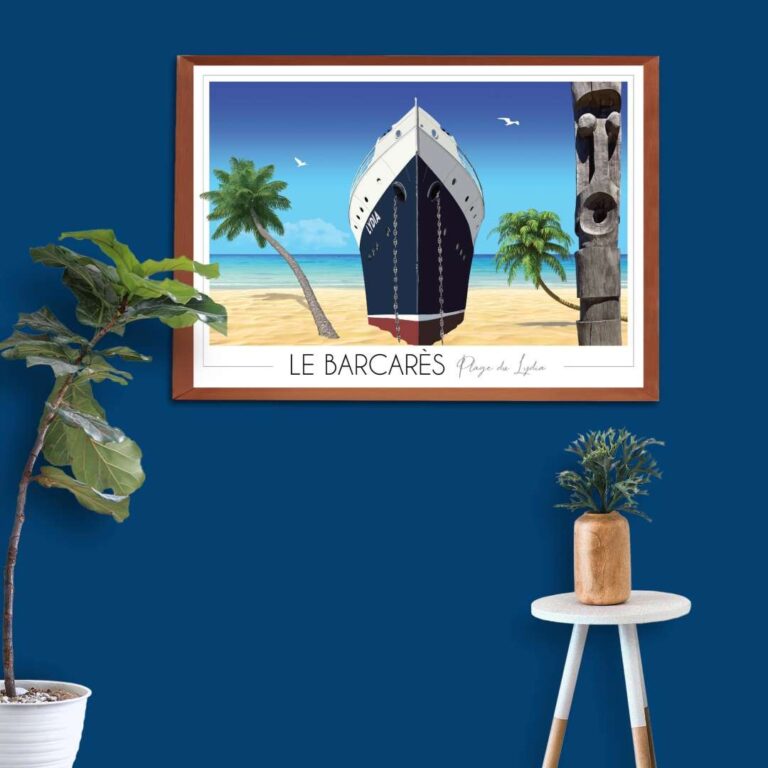 Foliove - Affiche du Barcarès Lydia – 100x140 cm (B0)