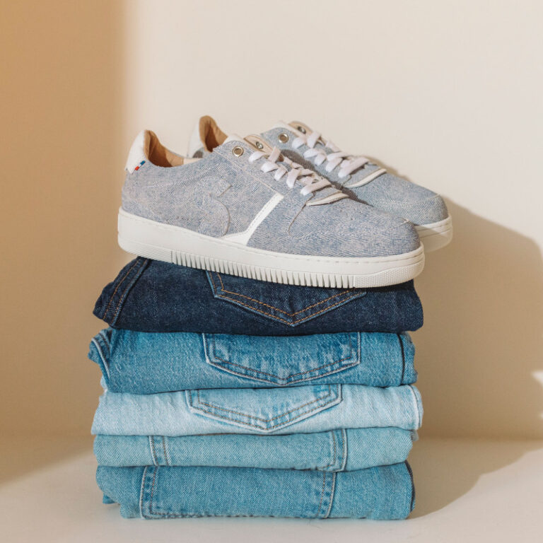 Sessile.co - Bellis Bleu Clair - cuir texturé – 46