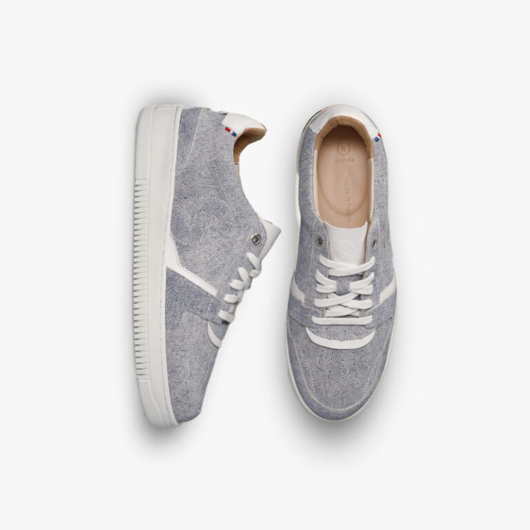 Sessile.co - Bellis Bleu Clair - cuir texturé – 46