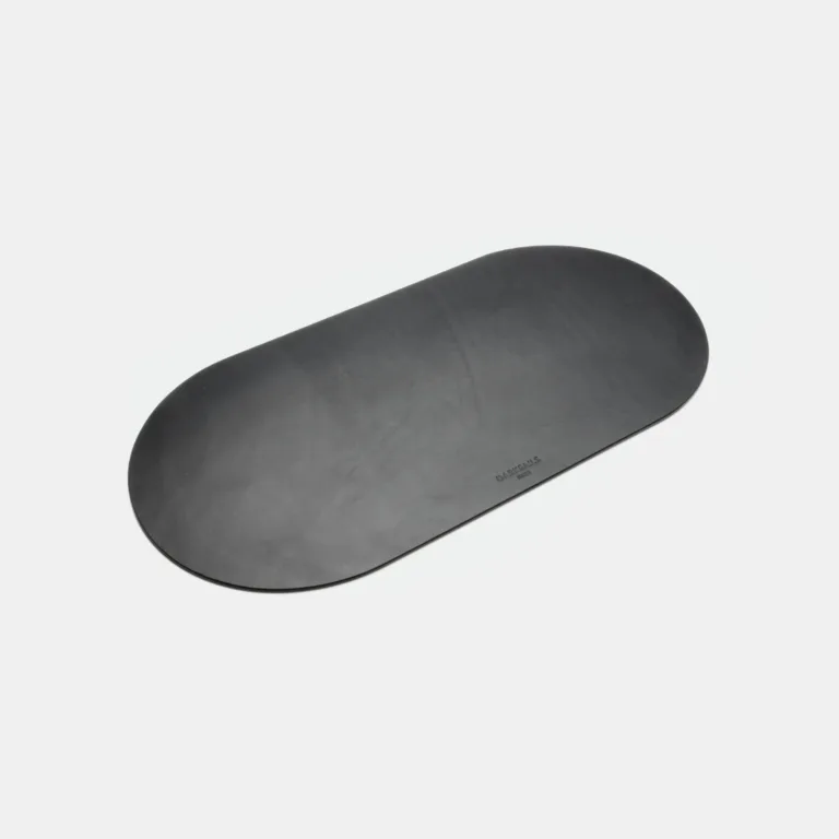 Darksails - Tapis de clavier en cuir noir