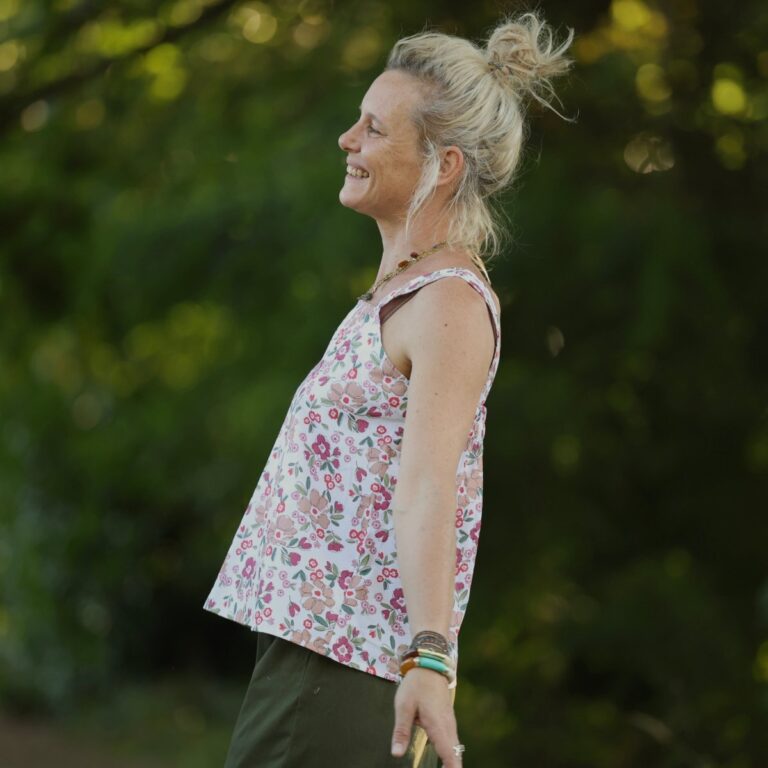 Quintessence - Blouse Florence – Coton Souffle fleuri – XXL