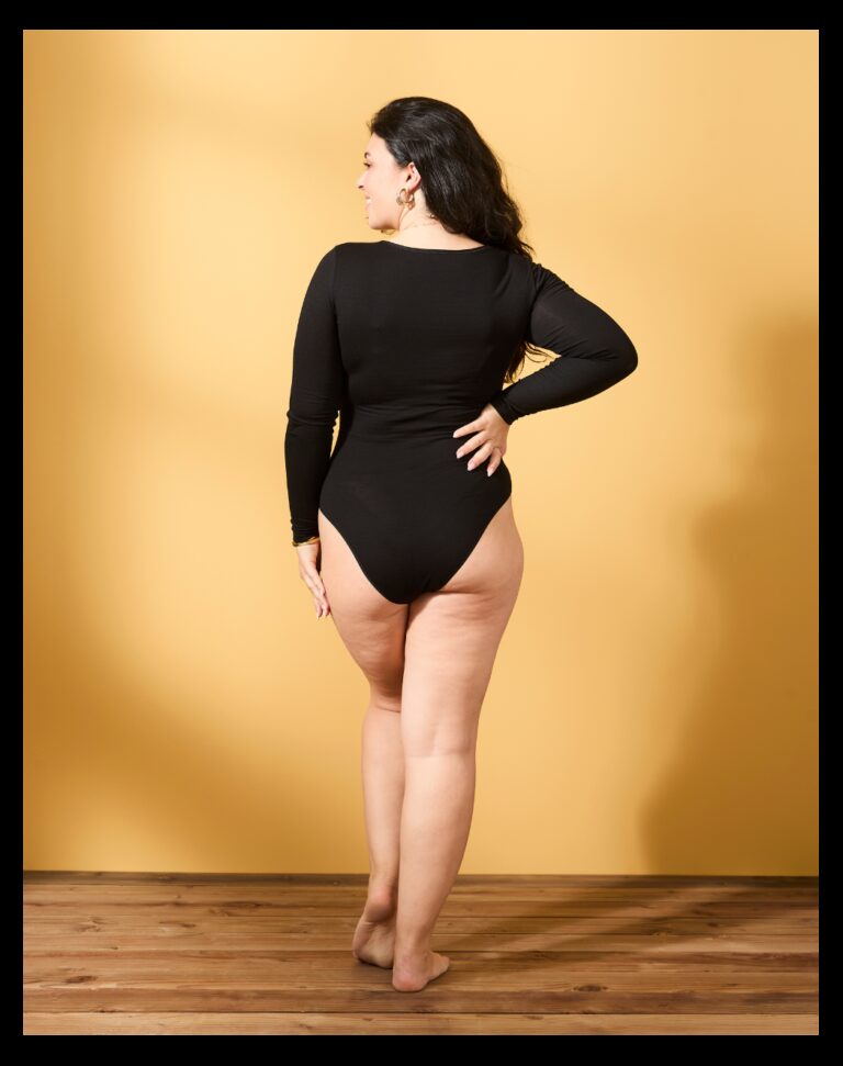 Maison Lemahieu - Body noir manches longues - Femme – 2XL
