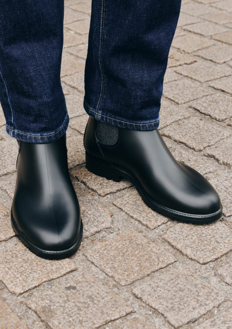 Montlimart - BOOTS MONTPLUIE NOIR CHEVRONS
