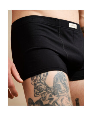 Boxer confort Coton BIO – Noir par la marque Maison Lemahieu Maison Lemahieu - Boxer confort Coton BIO – Noir