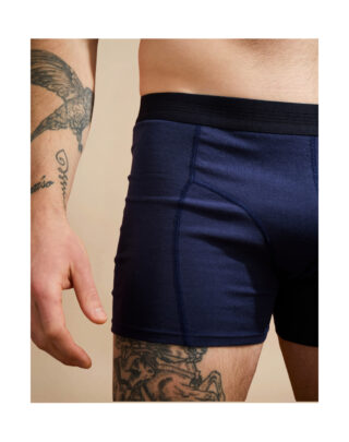 Boxer coton modal – Marine par la marque Maison Lemahieu Maison Lemahieu - Boxer coton modal – Marine