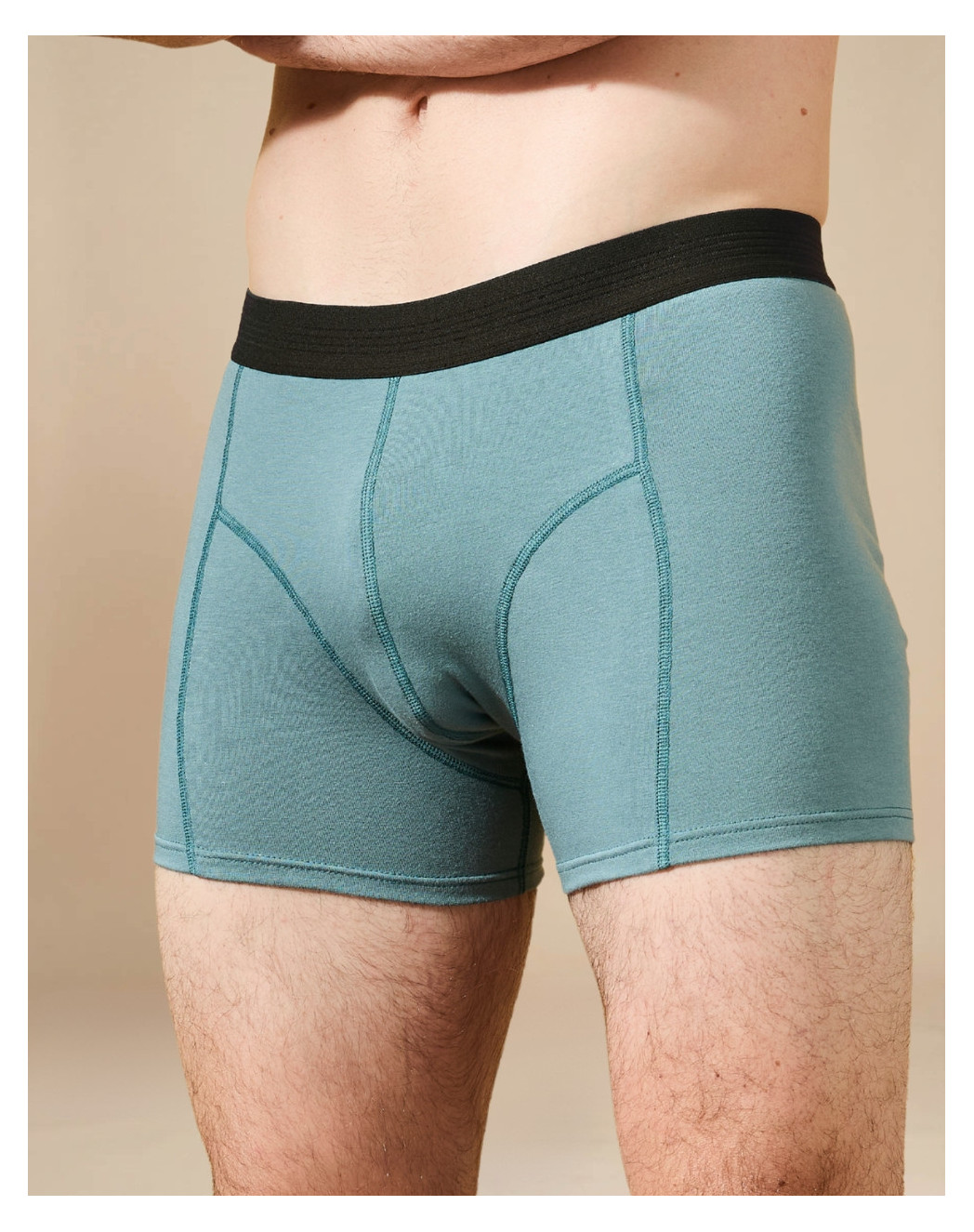 boxer coton modal velours Maison Lemahieu - Boxer coton modal - Velours – 2XL