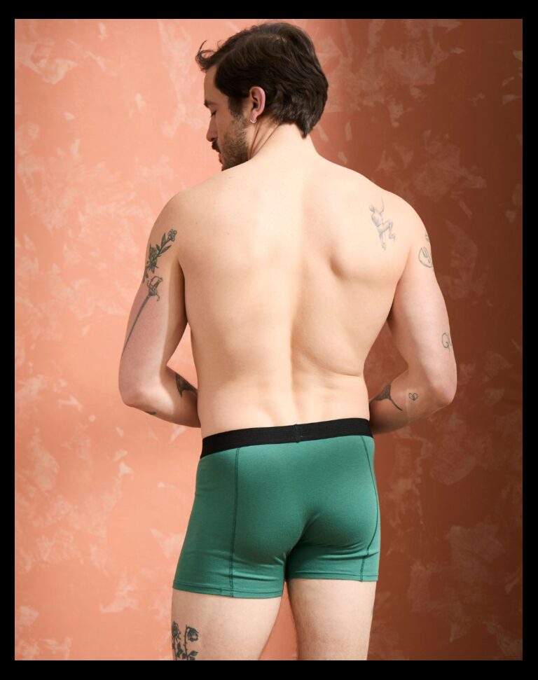 Maison Lemahieu - Boxer coton modal - Vert Anglais – 2XL