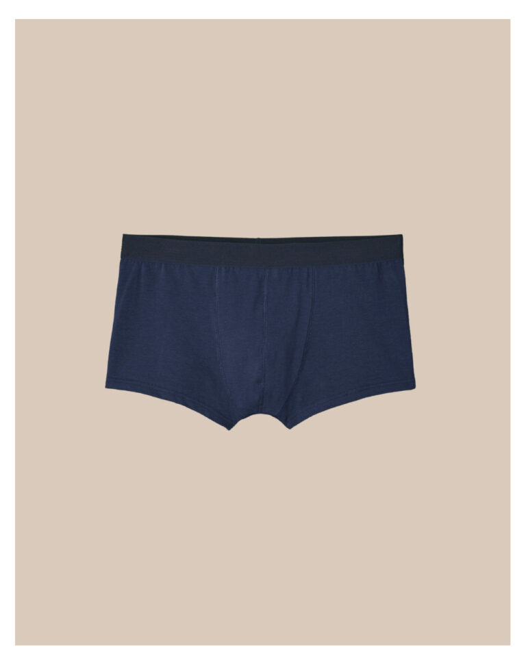 Maison Lemahieu - Boxer court en Coton BIO - Bleu Minuit – S