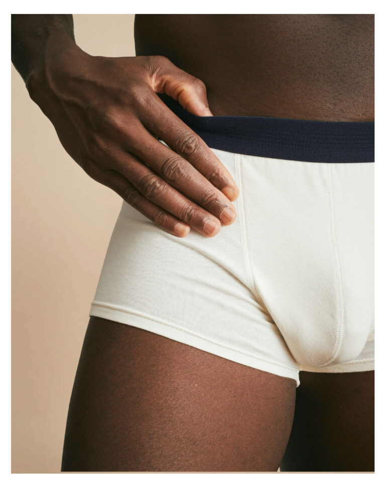 Maison Lemahieu - Boxer court en Coton BIO - Naturel – S