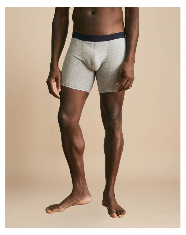 Maison Lemahieu - Boxer long en Coton BIO - Gris – S