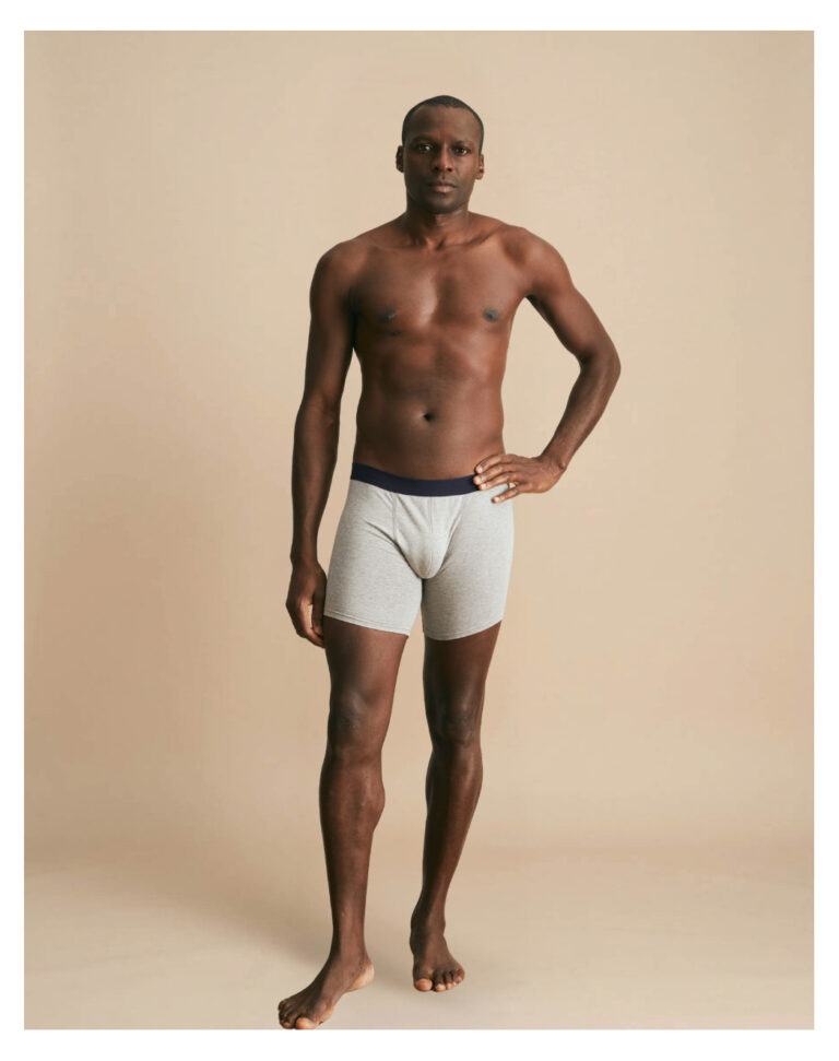 Maison Lemahieu - Boxer long en Coton BIO - Gris – S
