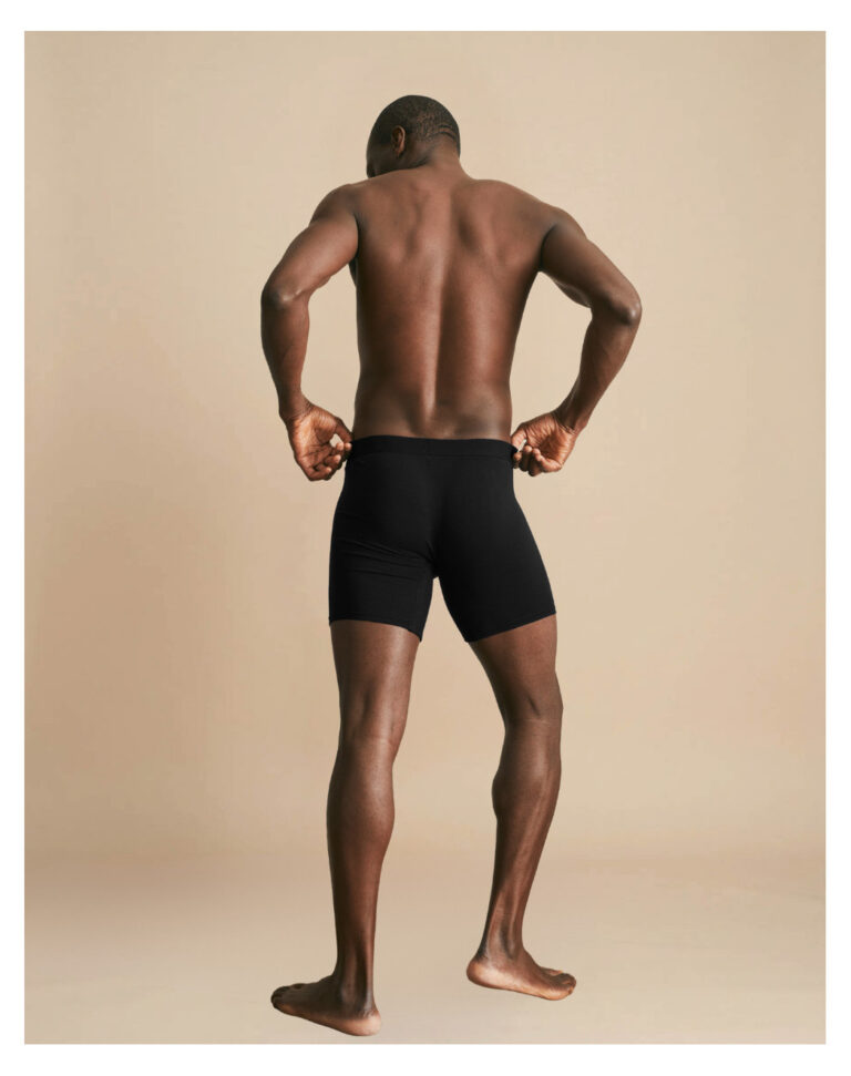 Maison Lemahieu - Boxer long en Coton BIO - Noir – S