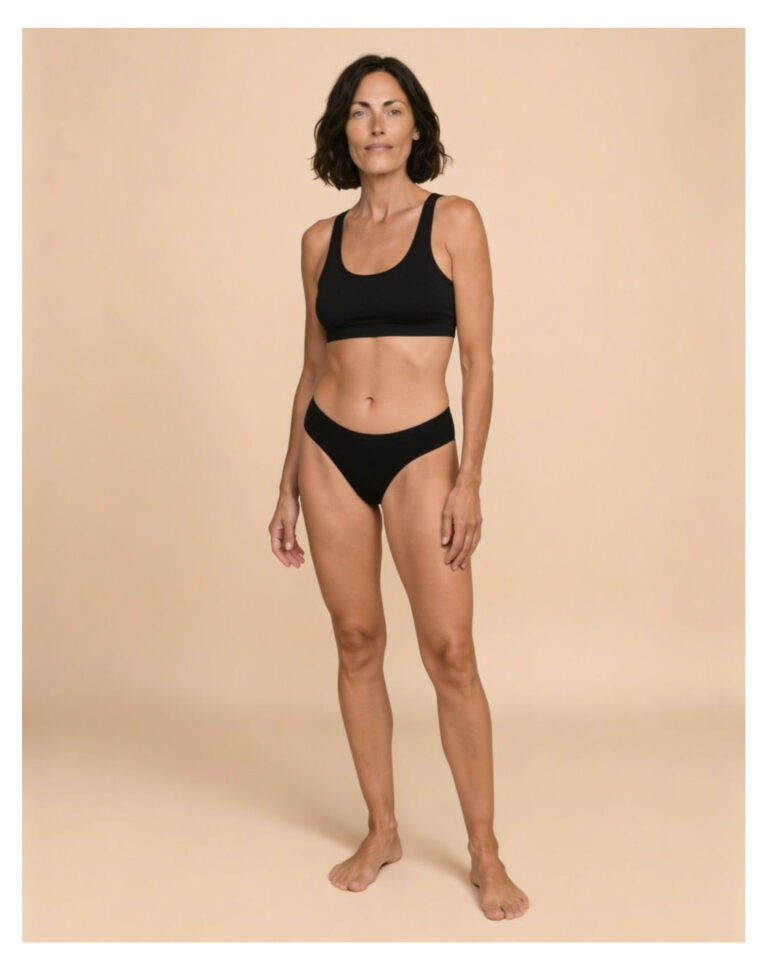 Maison Lemahieu - Brassière 100% en Coton BIO - Noir – 2XL