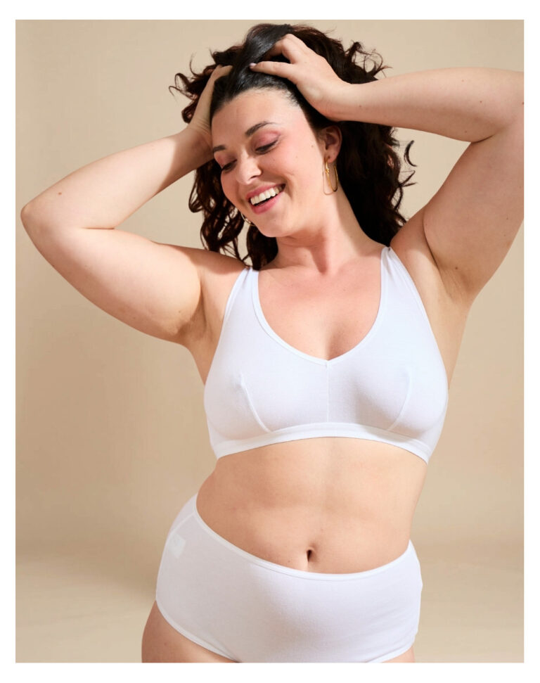 Maison Lemahieu - Brassière à pinces - Blanc – 2XL