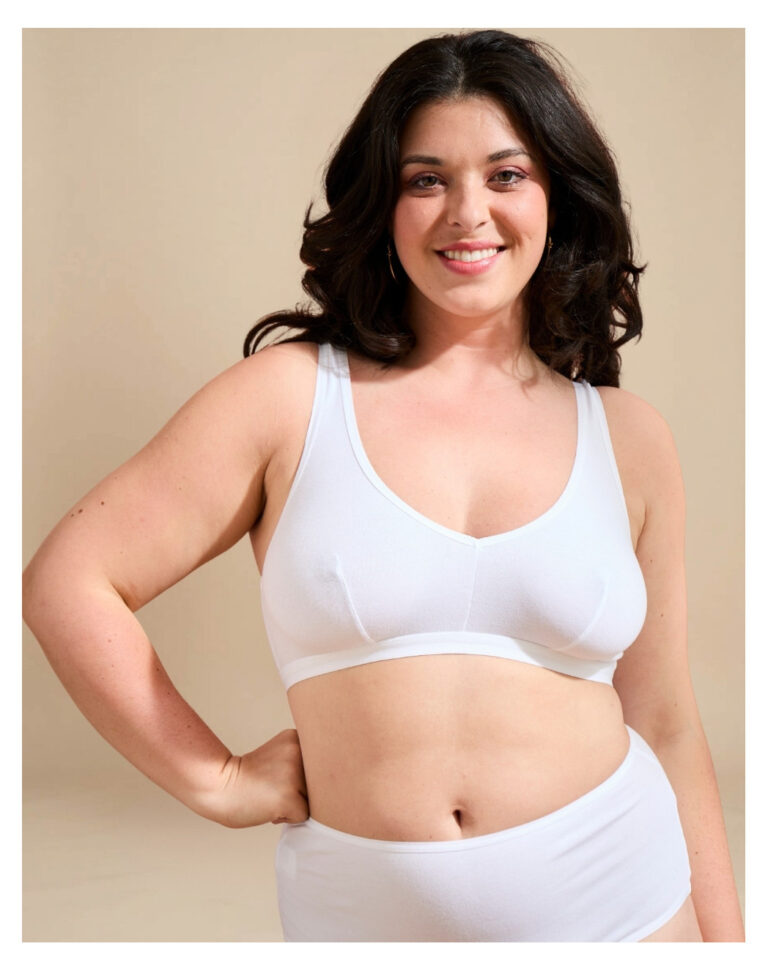brassiere a pinces blanc Blanc