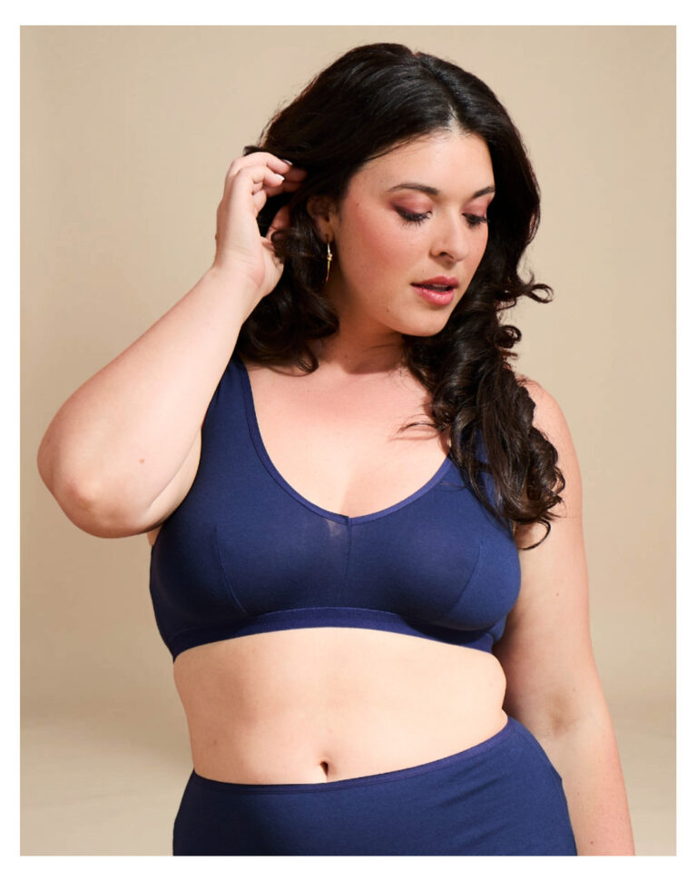 Maison Lemahieu - Brassière à pinces - Bleu Minuit – 2XL