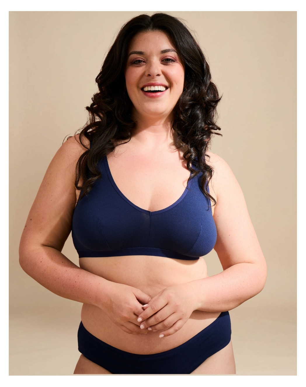 brassiere a pinces bleu minuit Bleu Minuit