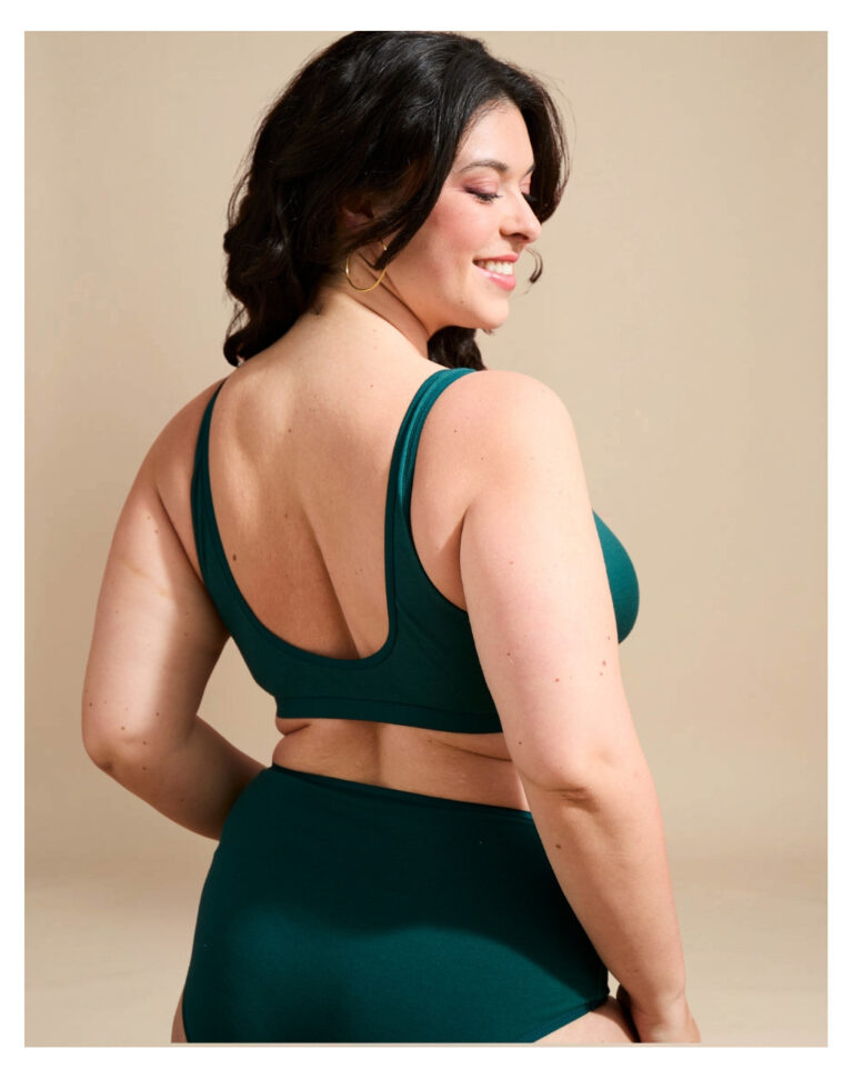 Maison Lemahieu - Brassière à pinces - Vert Cyprès – XS