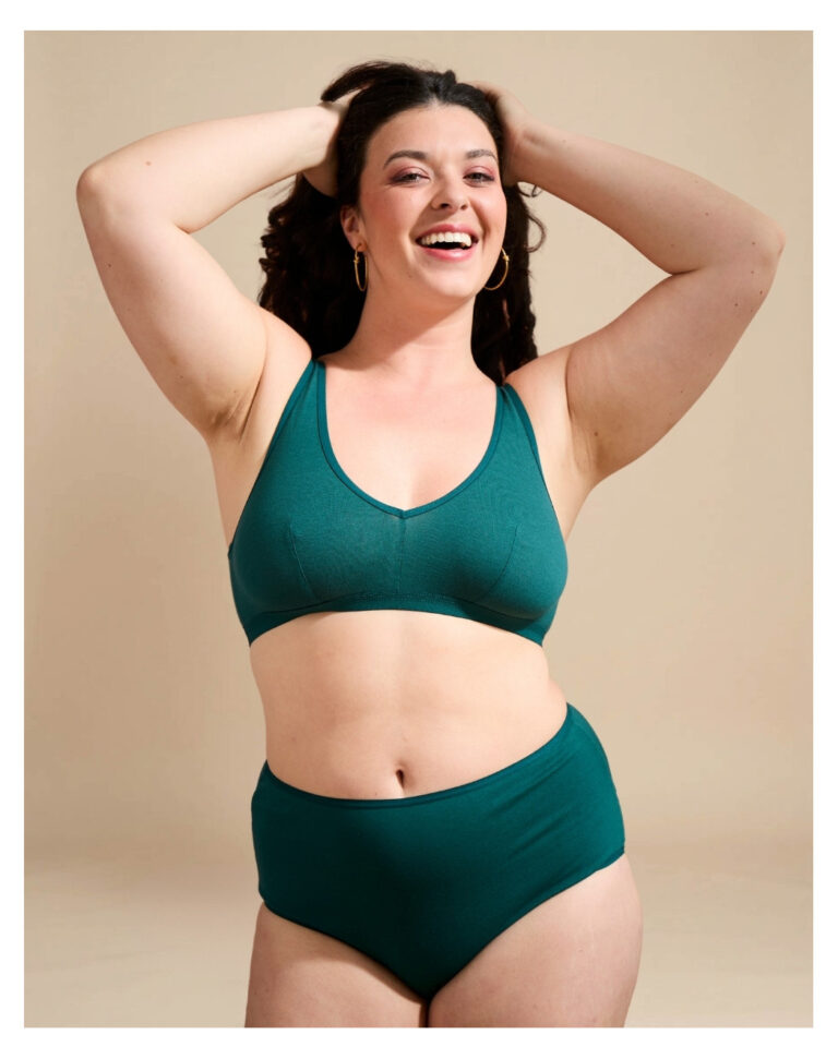 Maison Lemahieu - Brassière à pinces - Vert Cyprès – XS