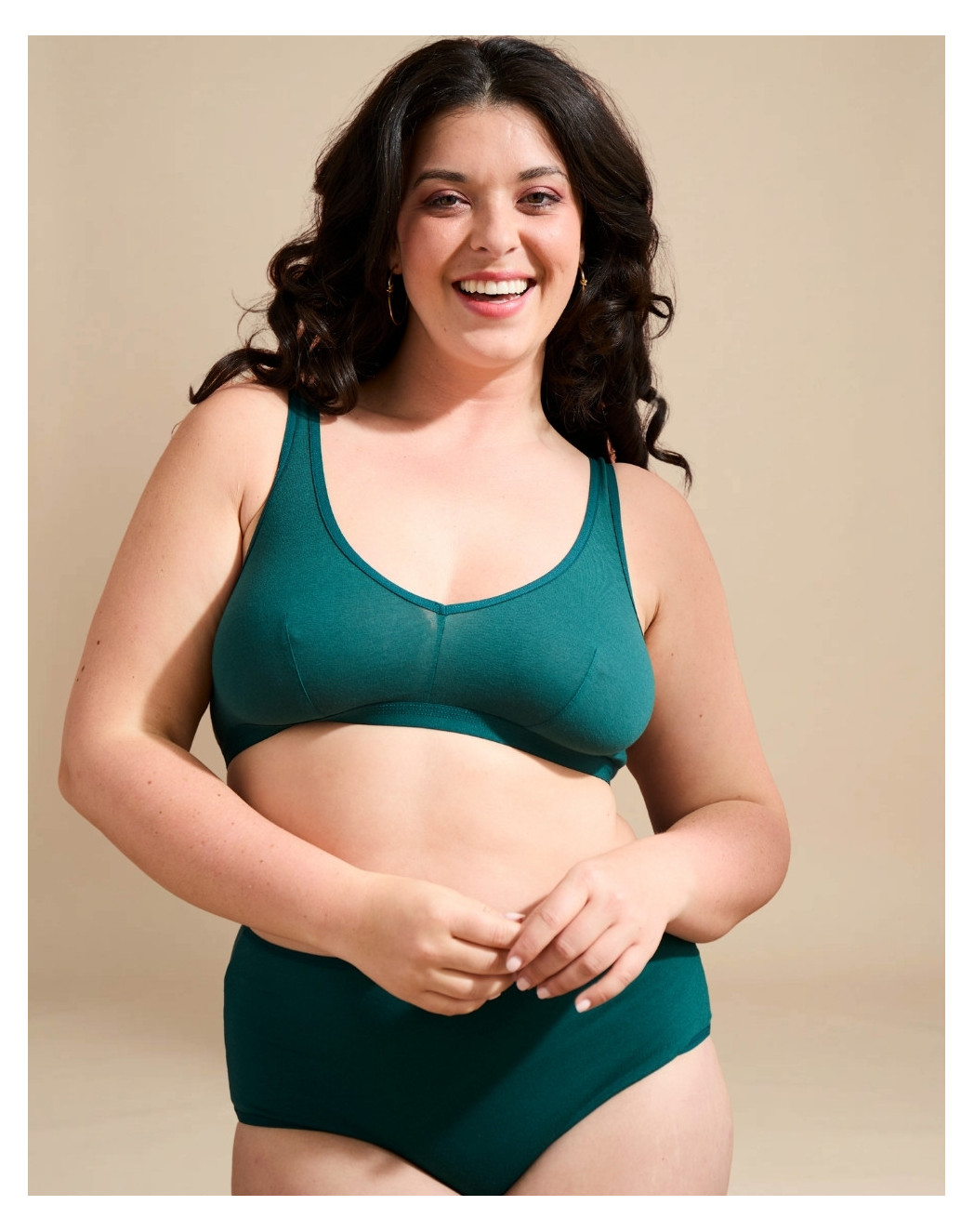 brassiere a pinces vert cypres Vert cyprès