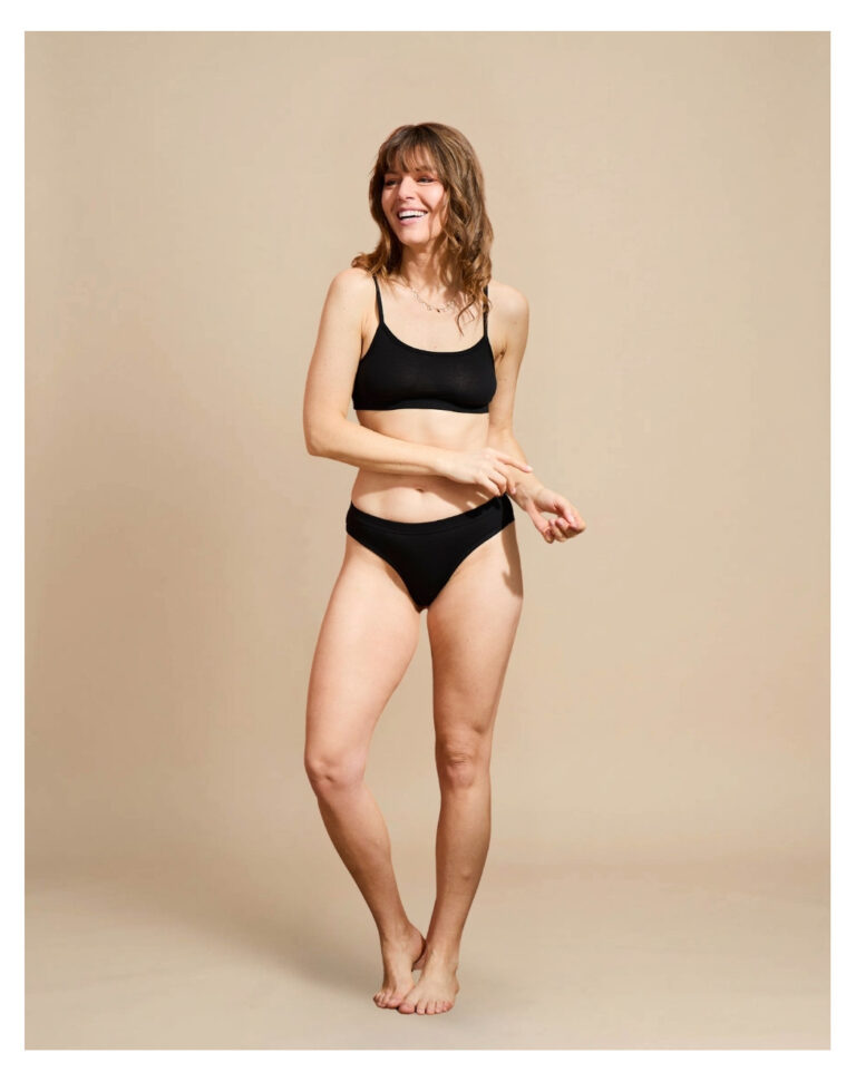 Maison Lemahieu - Brassière coton modal - Noir – M