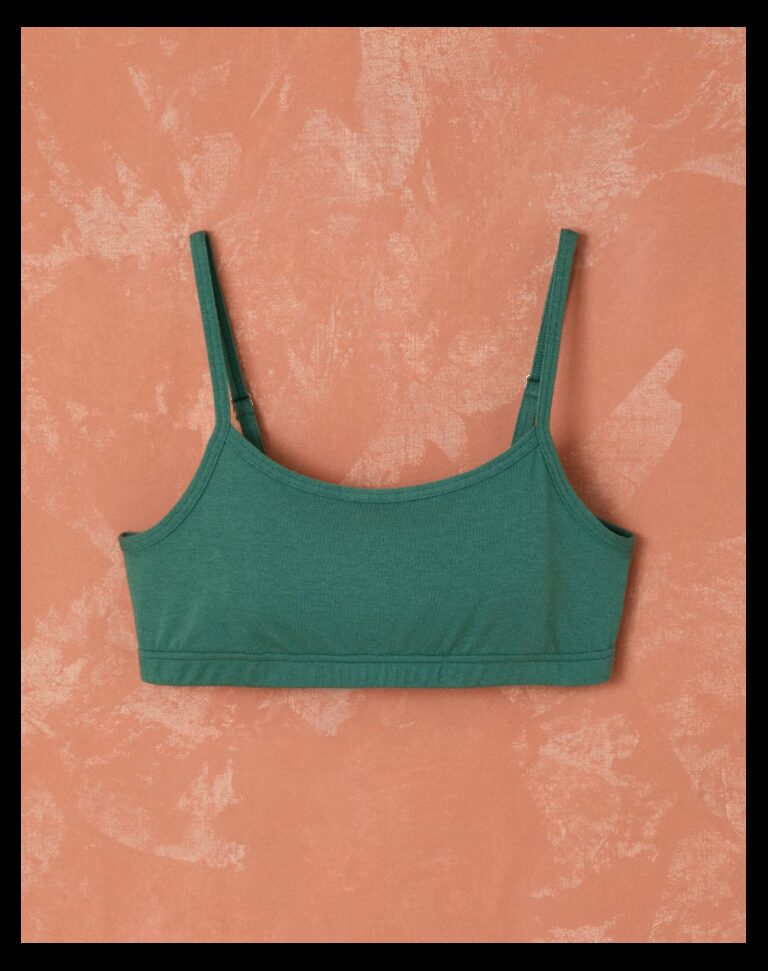 Maison Lemahieu - Brassière coton modal - Vert – 2XL