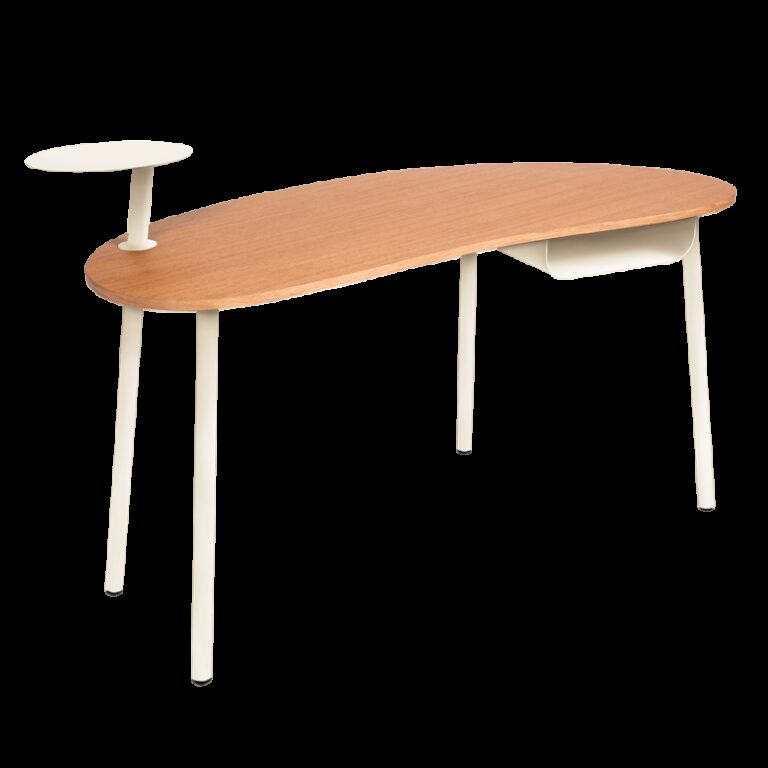 FERMOB - Bureau FERMOB Nuage chêne en bois et métal - 25 coloris