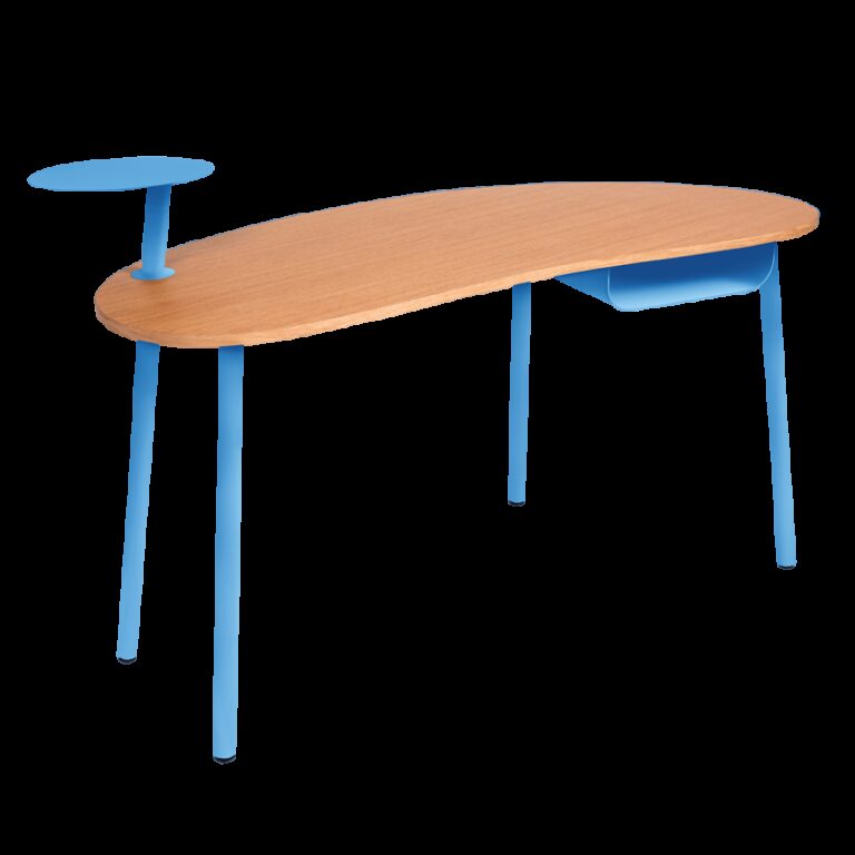 FERMOB - Bureau FERMOB Nuage chêne en bois et métal - 25 coloris