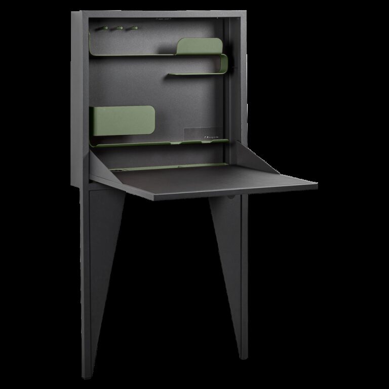 FERMOB - Bureau secrétaire FERMOB Face à face en métal - 3 coloris