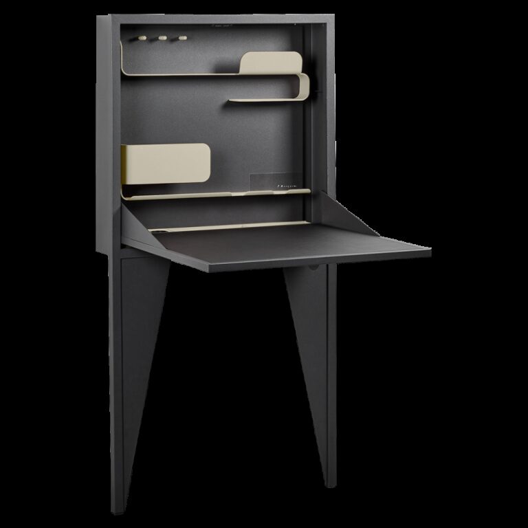 FERMOB - Bureau secrétaire FERMOB Face à face en métal - 3 coloris